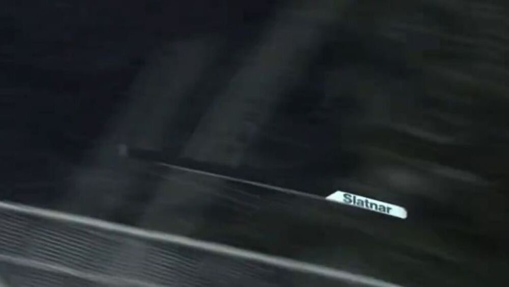 Narta Domena Prevca w trakcie samotnego lotu bez zawodnika