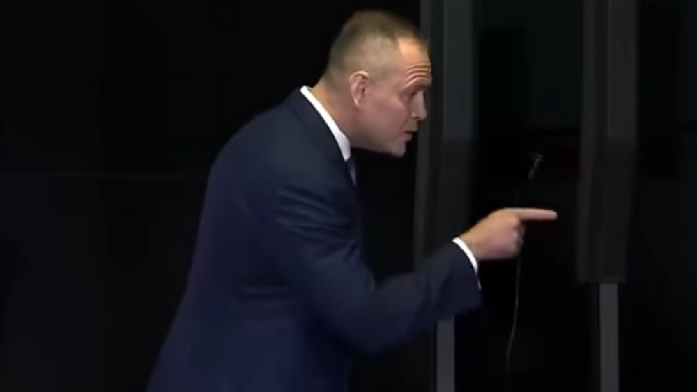 Nawrocki do dziennikarza