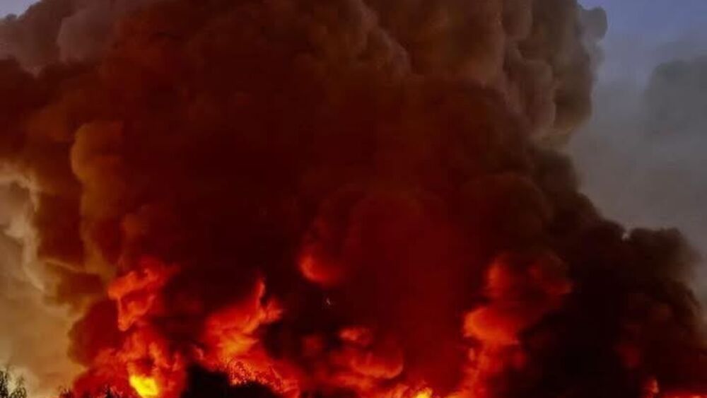 pożar Schenker Tarnowo Podgórne