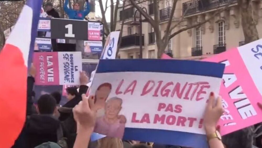 Marsz dla Życia w Paryżu