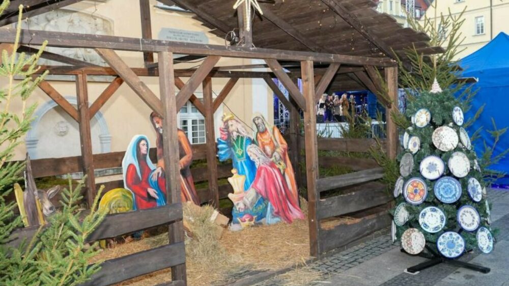 Szopka bożonarodzeniowa w Bolesławcu