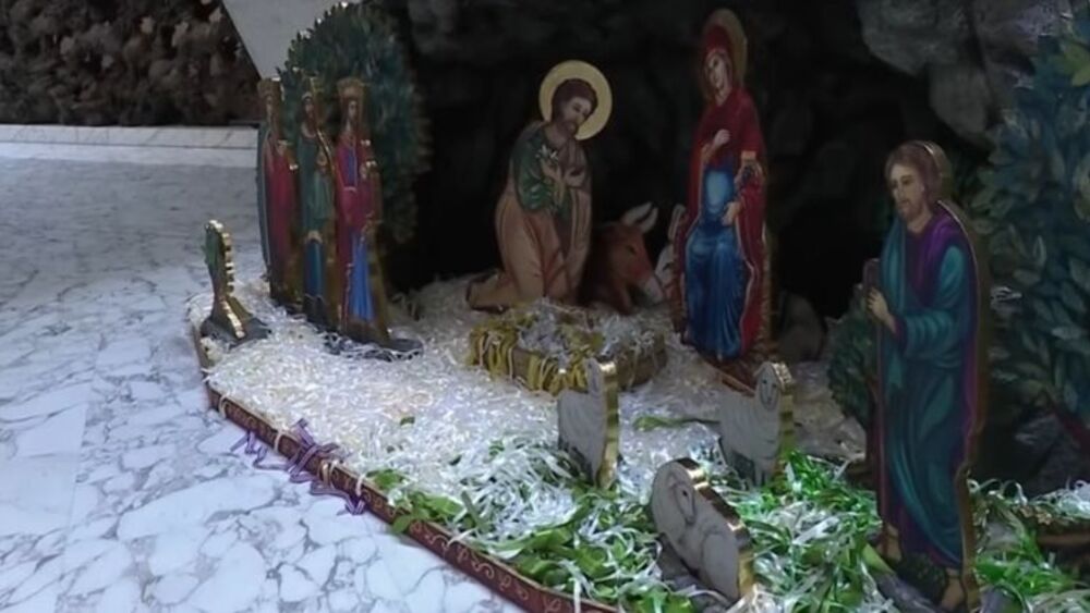 Szopka bożonarodzeniowa w Auli Pawła VI w Watykanie