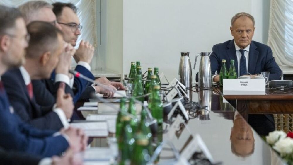 Donald Tusk na posiedzeniu RBN