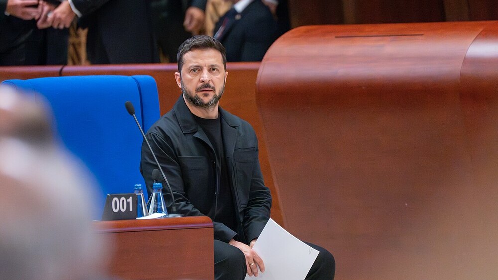 Prezydent Ukrainy Wołodymyr Zełeński