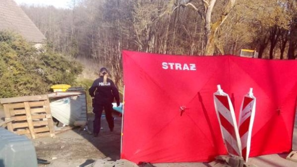 wypadek z udziałem walca