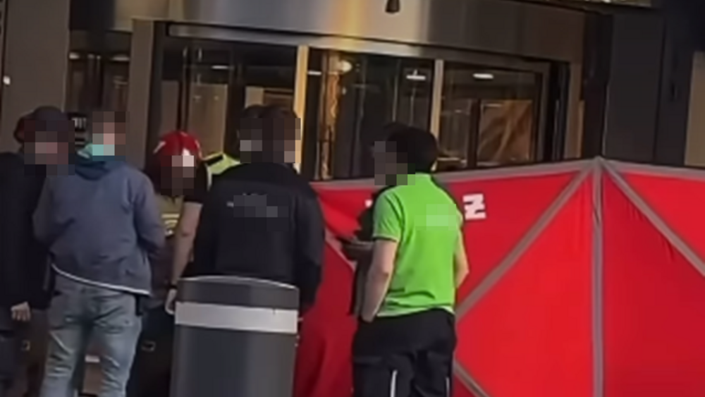 wypadek w galerii we Wrocławiu