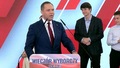 Karol Nawrocki mocny, pewny siebie. Wspomniał o Lechu Kaczyńskim. Trzaskowski o aborcji