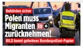 Rząd Tuska zgodził się na umowę, z której wynika, że musimy przyjmować imigrantów z Niemiec? Sensacyjne doniesienia Bilda!