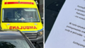 Zablokował przejazd dla karetki. Ratownicy zostawili mu taki list!