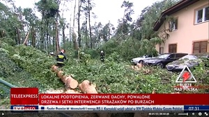 11 tys. osób nie ma prądu na Pomorzu Zachodnim po nawałnicach i trąbie powietrznej