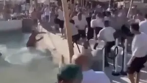 Przerażające sceny na plaży! Jest nagranie (WIDEO)