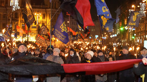 SKANDAL! Ukraińcy świętują urodziny Bandery! OGROMNY pochód w Kijowie!