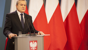 Minister wychodzi ze studia po pytaniu Mazurka. W sieci wrze