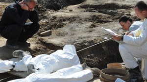 Odnaleziono szczątki kilkunastu żołnierzy NSZ ze zgrupowania „Bartka” w Starym Grodkowie