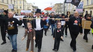 Polacy okradzeni przez banksterów manifestowali w Warszawie [ZDJĘCIA!!!]