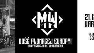 Manifestacja przeciwko dalszej islamizacji Europy!