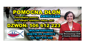Koronawirus. We Wrocławiu chadecy uruchomili akcję "POMOCNA DŁOŃ #Wrocław"