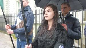 Wszechpolacy manifestowali przeciwko dyskryminacji Polaków na Litwie