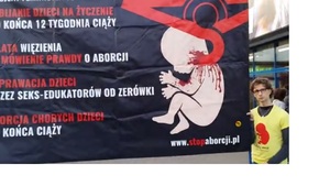 Lewicowi działacze domagają się karania za ukazywanie prawdy o aborcji