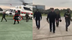 Szokujące nagranie! Łukaszenka z kałasznikiem w ręku (WIDEO)