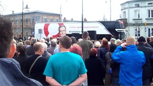 Wykolejony tramwaj Bronka. To nie wszystkie przygody niedzielne przygody prezydenta! [VIDEO]