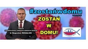 Polacy, zostańmy w domu! Dr Bogusław Rogalski apeluje o narodową jedność! 