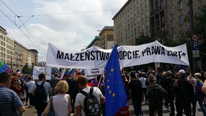  Fotorelacja. Bluźnierstwa, sodomickie hasła i emeryci na marszu Koalicji Europejskiej