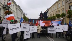 Manifestacja partii KORWIN