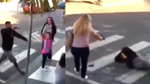 Broń ratuje życie. Dzielna uzbrojona kobieta ocaliła siebie i innych przed bandytą (WIDEO)