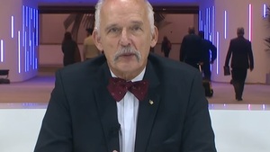 Janusz Korwin-Mikke wieszczy wojnę