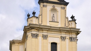 Przerażające! Lwów: Rosyjska rakieta uszkodziła Sanktuarium Podwyższenia Krzyża Świętego