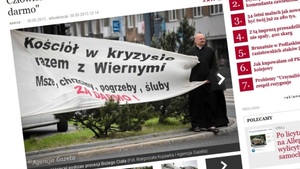 Gazeta Wyborcza zachwycona profanowaniem Bożego Ciała