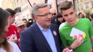 Chłopak rozwala system! Komorowski poległ na pytaniu dzieciaka