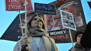 Obrońcy życia przywitali feministki, jak należało