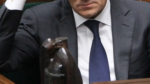 Warszawa: Jarosław Kaczyński i Donald Tusk zeznawali w Sądzie Okręgowym