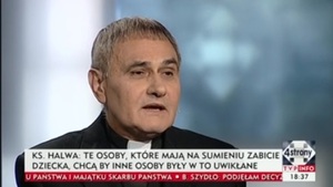 Ks. Halwa w TVP Info ostro o zwolennikach aborcji