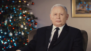 Jarosław Kaczyński składa życzenia świąteczne. "Polskę silną, dostatnią i sprawiedliwą" [WIDEO]