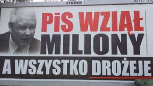  Groteskowa opozycja nie jest nawet wstanie stworzyć bilbordów z logicznym hasłem