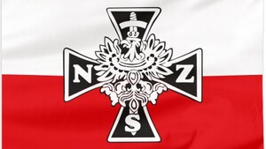Skandal - Pomnik żołnierzy NSZ w Milówce oblany czerwoną farbą
