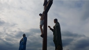 Licheń - Golgota wzniesiona z kamieni przyniesionych przez pielgrzymów