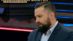 Powiedział to w rosyjskiej telewizji. Prowadząca była w szoku (WIDEO)