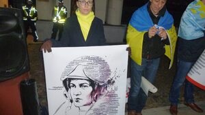 Warszawska demonstracja w obronie Nadii Sawczenko