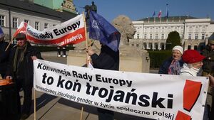 Pikieta przeciw ratyfikacji konwencji Rady Europy [ZDJĘCIA]