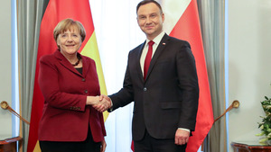 Kanclerz Niemiec spotkała się z Prezydentem Andrzejem Dudą [ZDJĘCIA!]