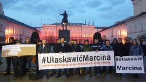 Druga demonstracja narodowców w obronie Marcina Falkowskiego