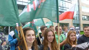 Wszechpolacy bronili prawa kibiców do patriotyzmu
