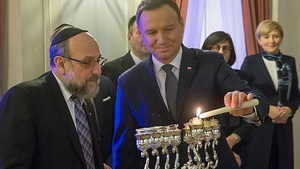 Prezydent Duda: Niech płomień chanukowych świec świeci na całą Rzeczpospolitą