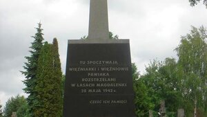 75. rocznica egzekucji więźniów Pawiaka w Lesie Sękocińskim