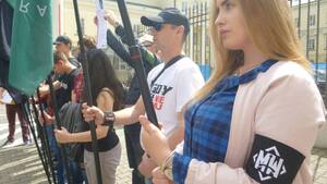 Fotorelacja z antyislamskiej demonstracji w Warszawie