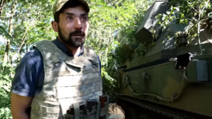 Oto co zrobił ukraiński dowódca! W tle słychać melodię z propagandowego serialu [WIDEO]